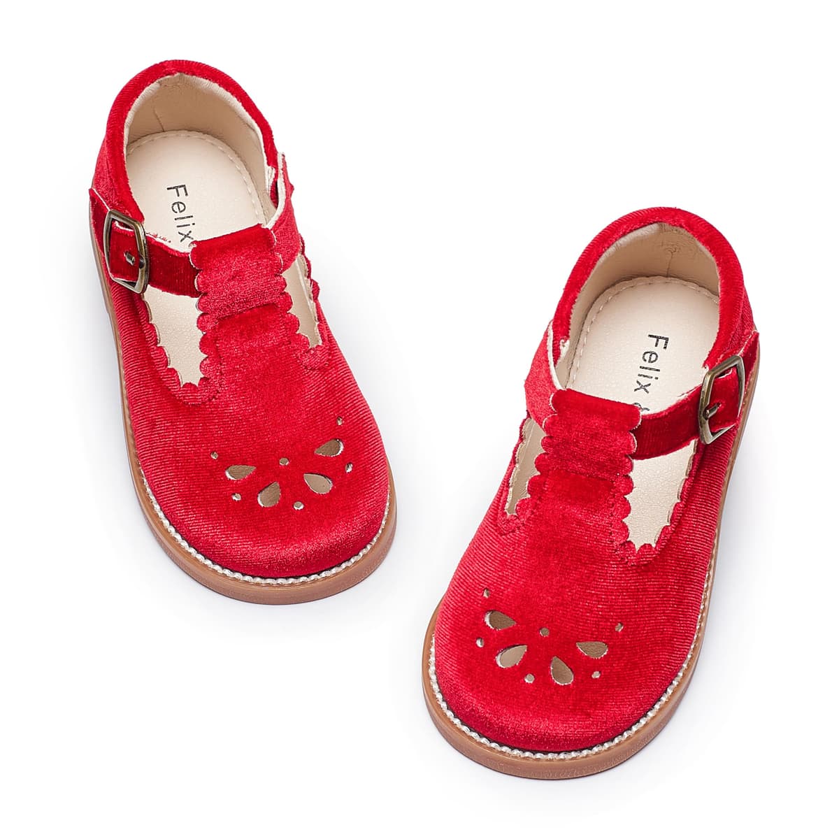 Felix & Flora Toddler Little Girl Mary Jane Dress Shoes - Ballet Flats for Girl Party School Shoes — view 8