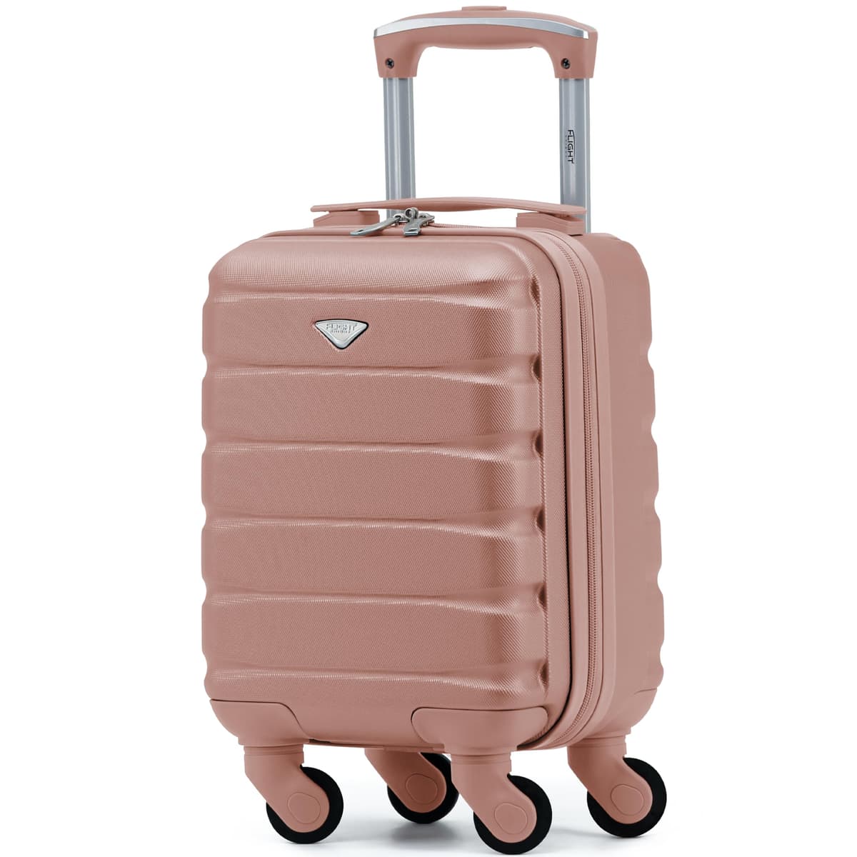 Flight Knight Maleta Rigida Ligera De 4 Ruedas Equipaje De Mano De Cabina Abs Aprobado para Mas De 100 Aerolineas como British Airways, Easyjet Y Tamano Maximo para Ryanair 40x20x25cm