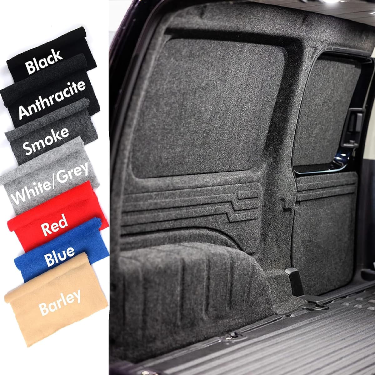 4 Way Super Stretch Lining Carpet for Camper Van Motorhome Car Vehicle Interior(Smoke,2 Metre x 2 Metre) — view 5
