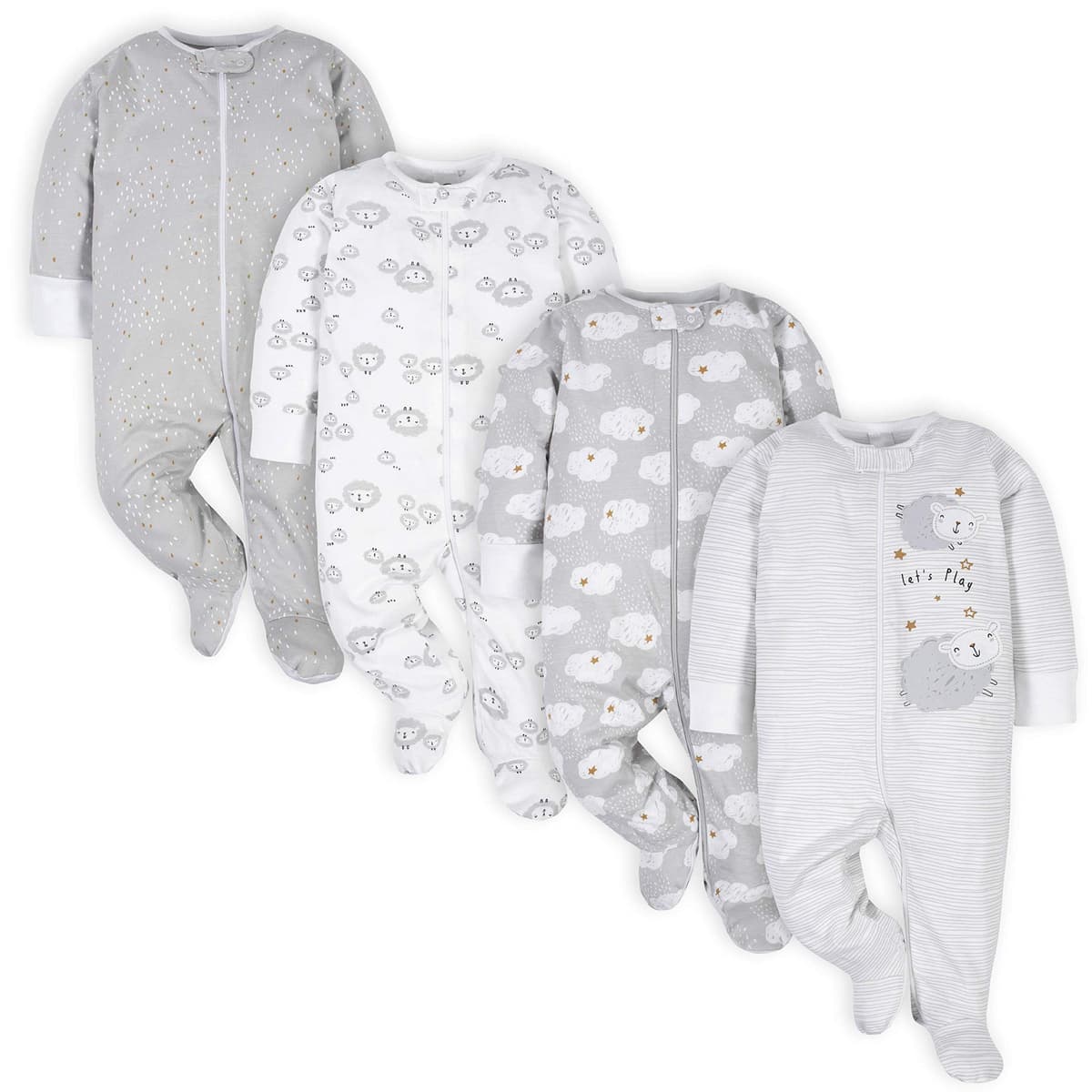 Gerber Paquete de 4 Pies Sleep 'N Play Duermen para bebés y niños pequeños Bebé-Niños — view 12