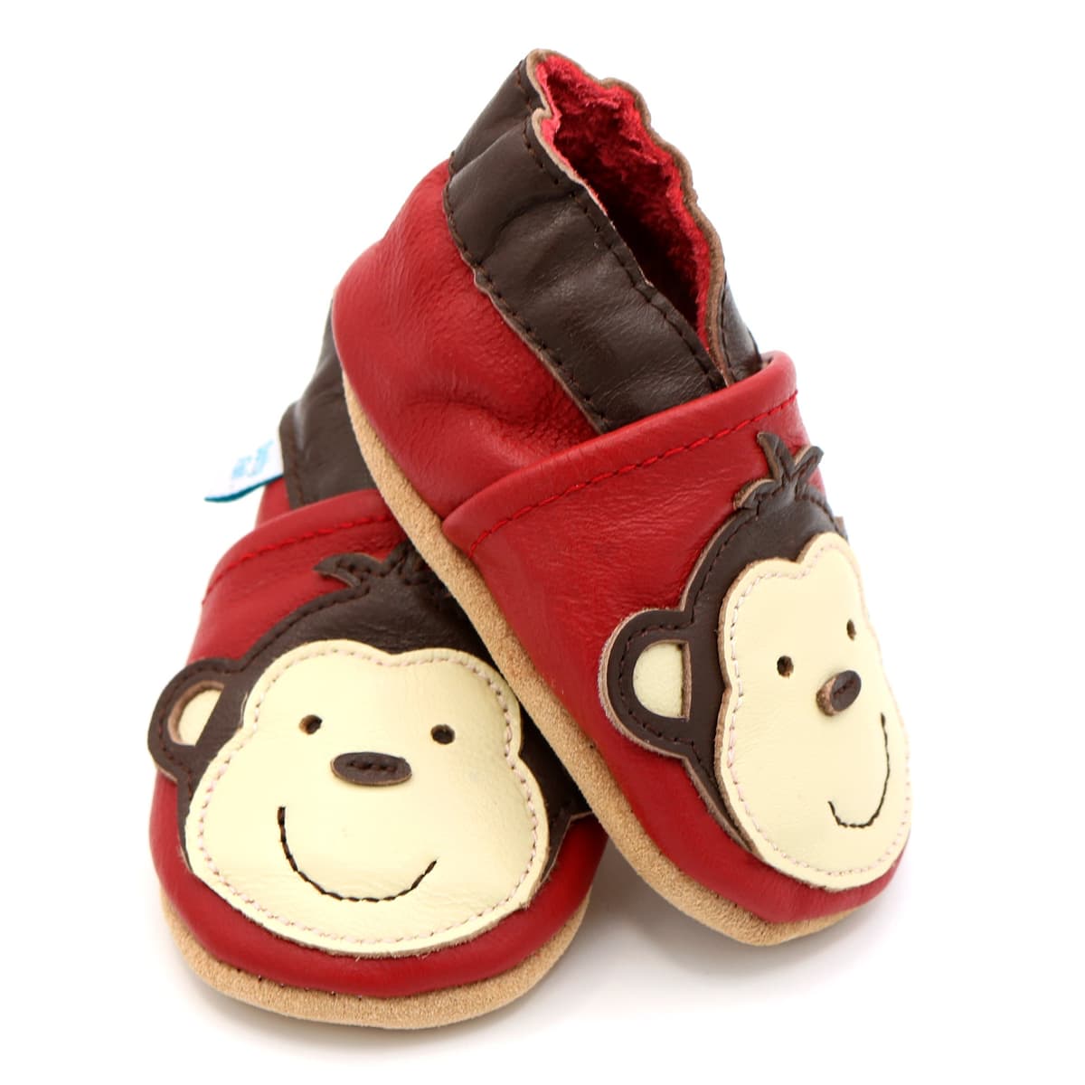 Dotty Fish Calzado Minimalista para bebés y niños. Zapatos Unisex de Piel Suave con Suela Antideslizante. Ligeros, Flexibles, Respirable y aprobados por podólogos. Tobillo elástico. De 0 a 4 años — view 4