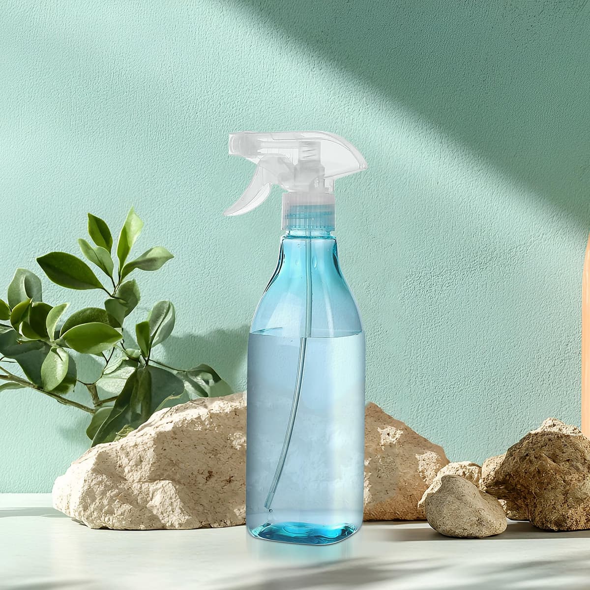 WUJIAQIU Botellas de Spray, 2 Pzas 450ml Botellas Pulverizadoras para Plantas, Pulverizador de Agua, Atomizadores de Plástico, Rociador Recargable Vacío para Flores, Jardín, Peluquería — view 4