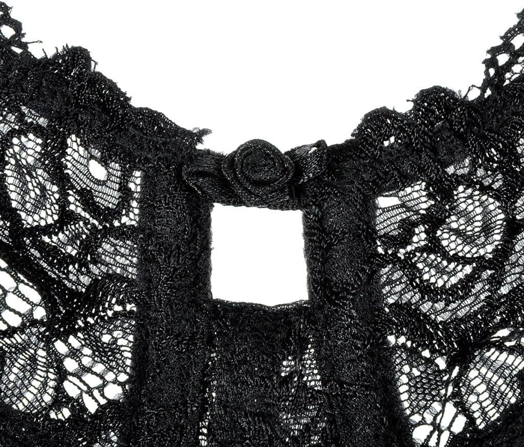 Delimira Women's Beauty Lace Non Padded Minimiser Full Figure Underwire Bra 36HH Black — view 4