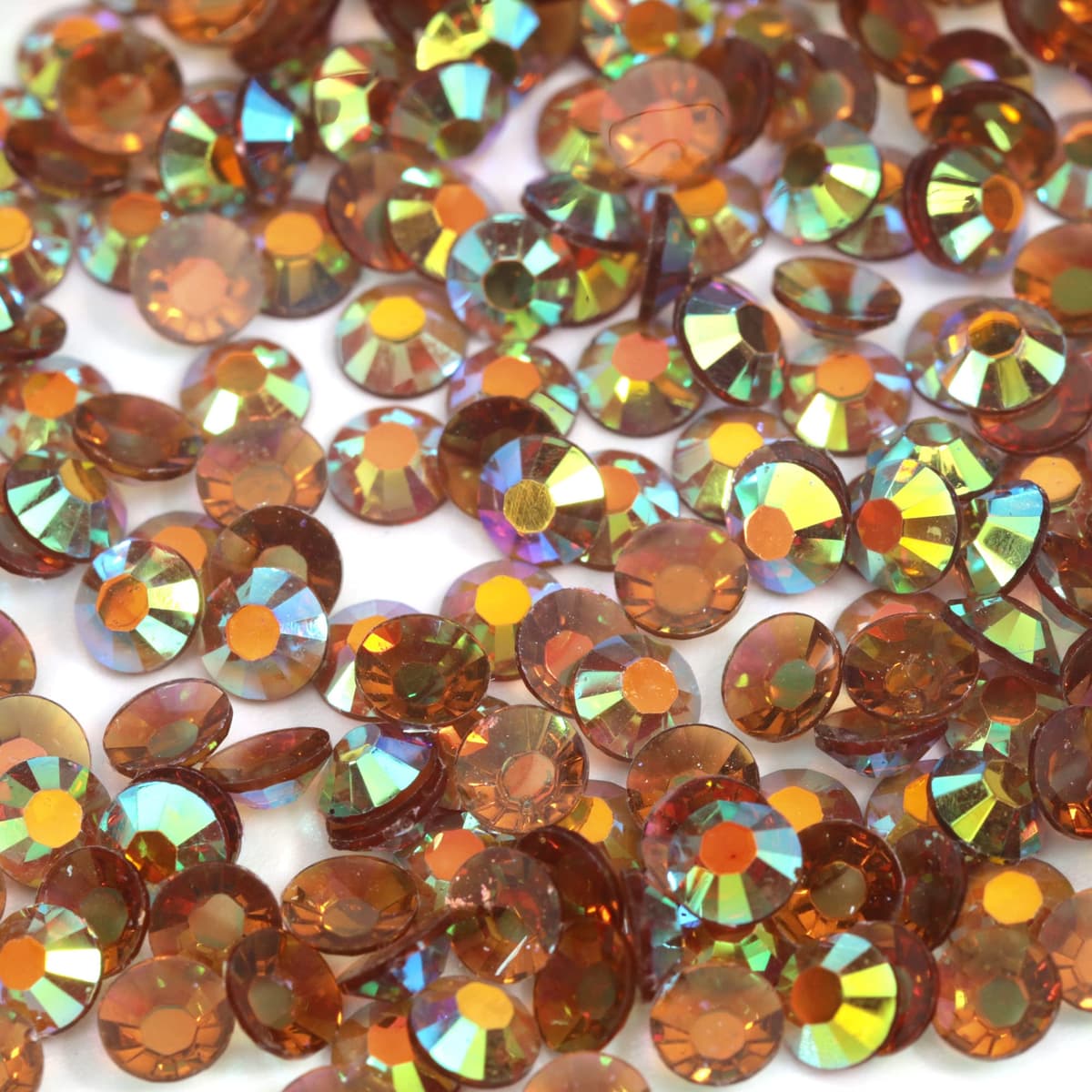 1000pcs 4mm Flat Back Non-Stick Rhinestone Crystal Diamantes Nail Art & Craft Scrapbooking Embellishments 90 Available Colours (4mm, AB Clear #A13) — view 8