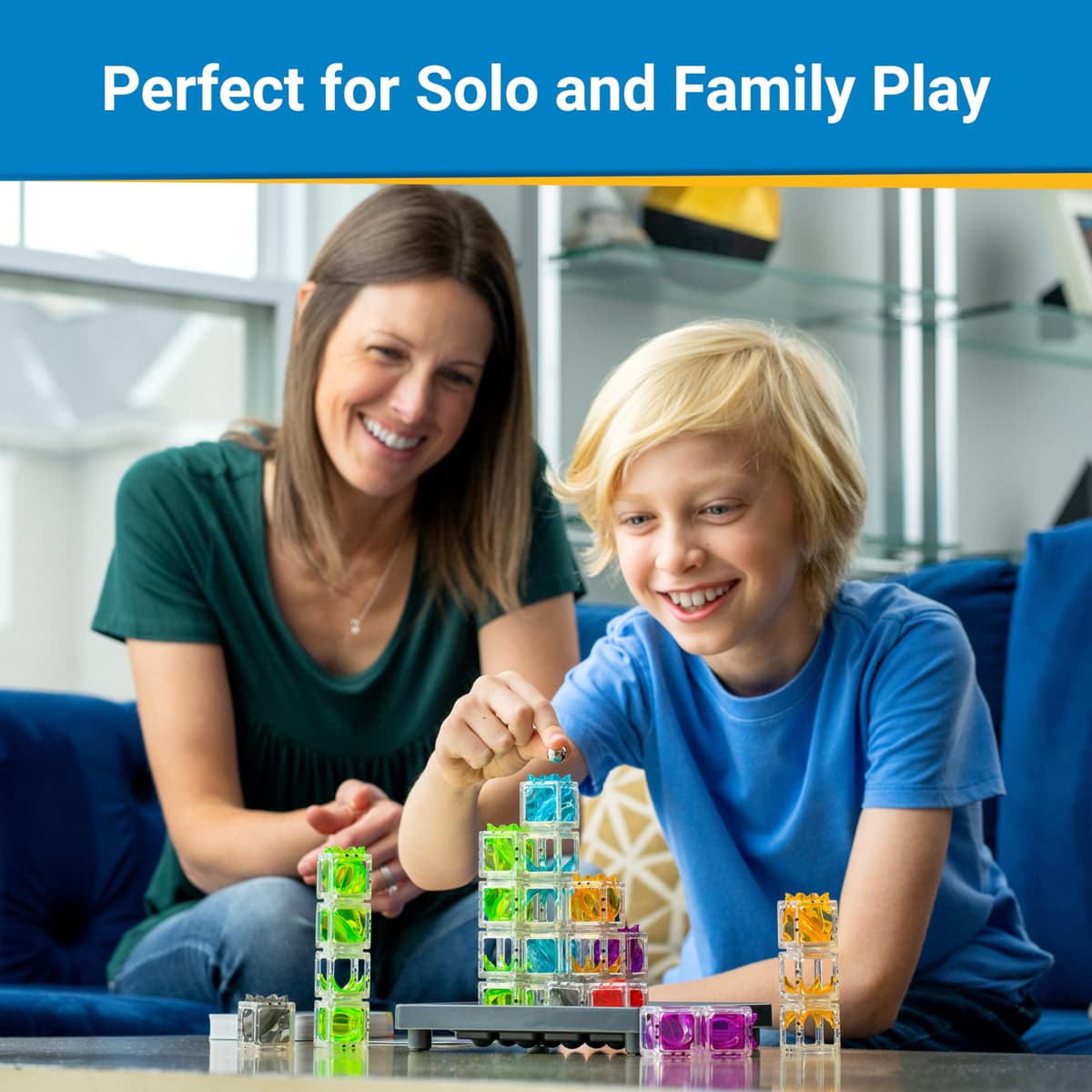 ThinkFun Gravity Maze Falling Marble Challenge Logic Brain Game and STEM Toys for Kids and Adults Age 8 Years Up - Gifts for Children — view 3