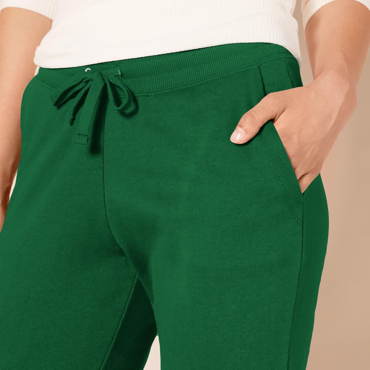 Amazon Essentials Mujer Pantalones De Correr De Forro Polar con Puños (Disponibles En Tallas Grandes) — view 4