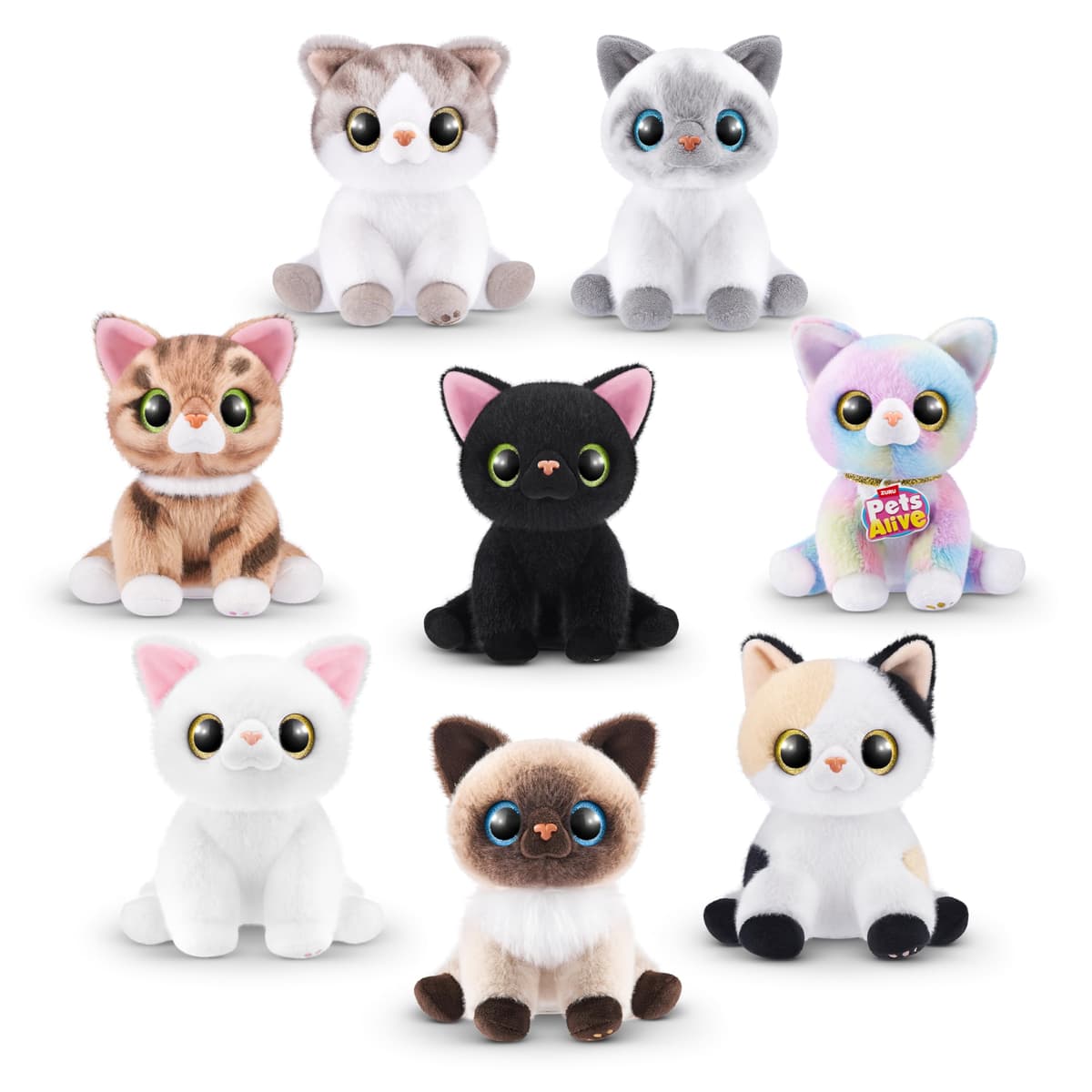 Pets Alive Smitten Kittens Surprise (Tabby Cat Ginger) por ZURU Nurture Play - Juguete Suave para desembalar, adopta 10 Sonidos interactivos — view 6