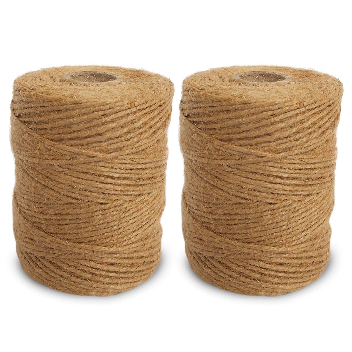 ANSIO Natural Jute Twine, 101 m / 333 ft – 2 mm 3-ply Rustic Brown Garden Twine String for Crafts, Floristry, Gift Wrapping & Plant Tying - Pack of 1 — view 7