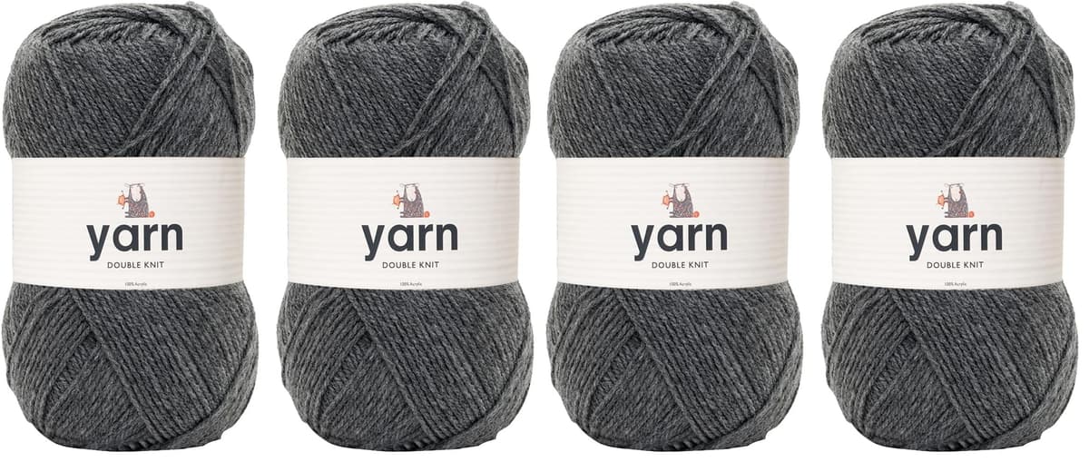 Korbond DK Beige Yarn - 100g Acrylic Wool - Lightweight, Hypoallergenic & Durable Double Knit Crochet Yarn Knitting Wool (290m Total) — view 118