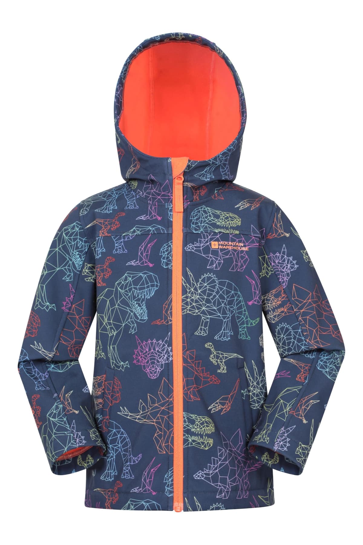 Mountain Warehouse Exodus Kids Softshell Jacket - Breathable, Wind & Water Resistant, Fleece Lined Coat, For Boys & Girls - Best For Sping Summer & Hiking — view 40