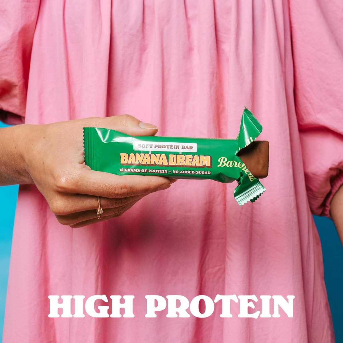 Barebells - Barritas Proteína - 16g Protein x Bar - Baja en azúcar y Calorías - Sin Aceite de Palma - Banana Dream (12 Barritas x 55g) — view 2