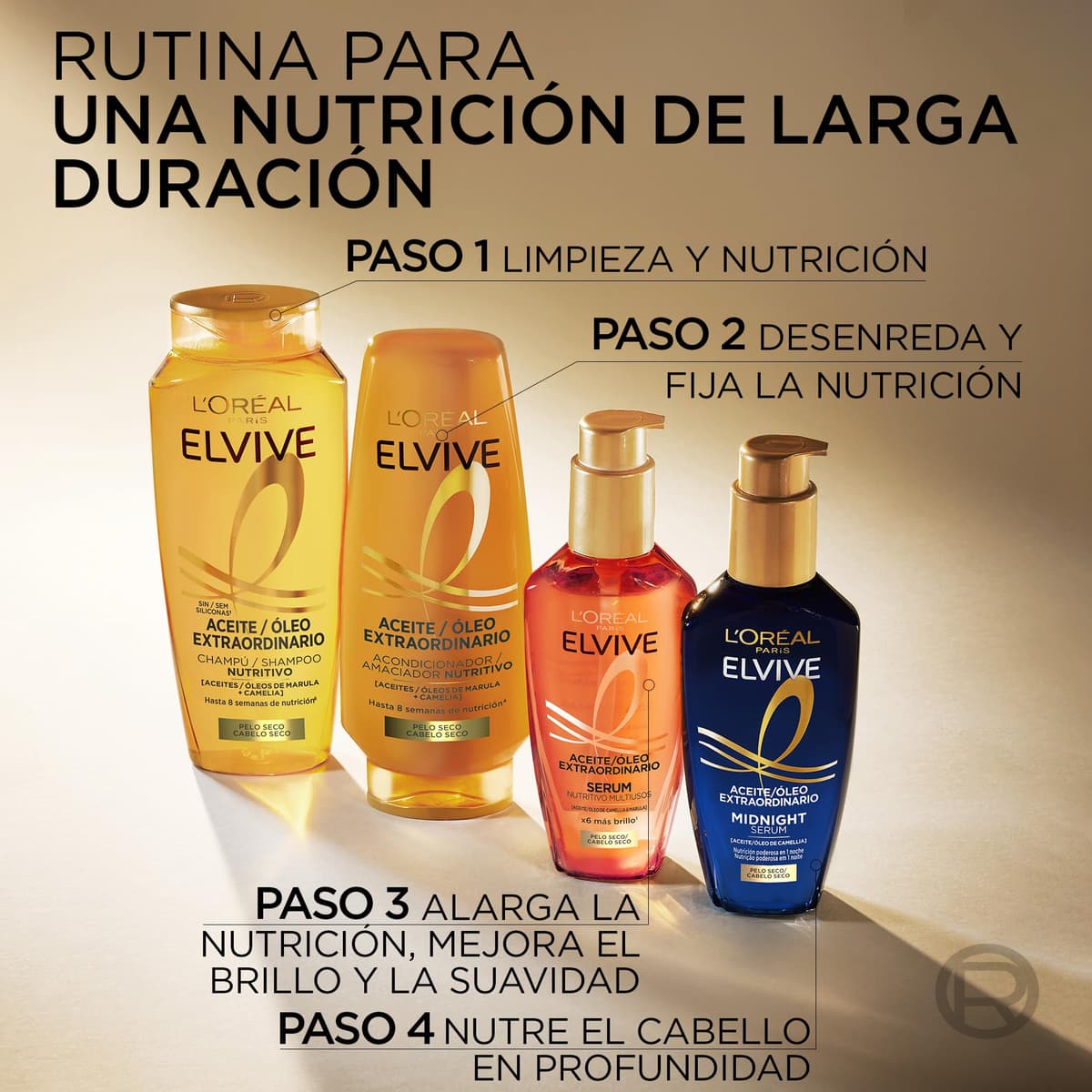 L'Oréal Paris Aceite Tratamiento Sublimador Para El Cabello, Para Pelo/Cabelo Seco, Elvive Aceite Extraordinario, 100 ml — view 6