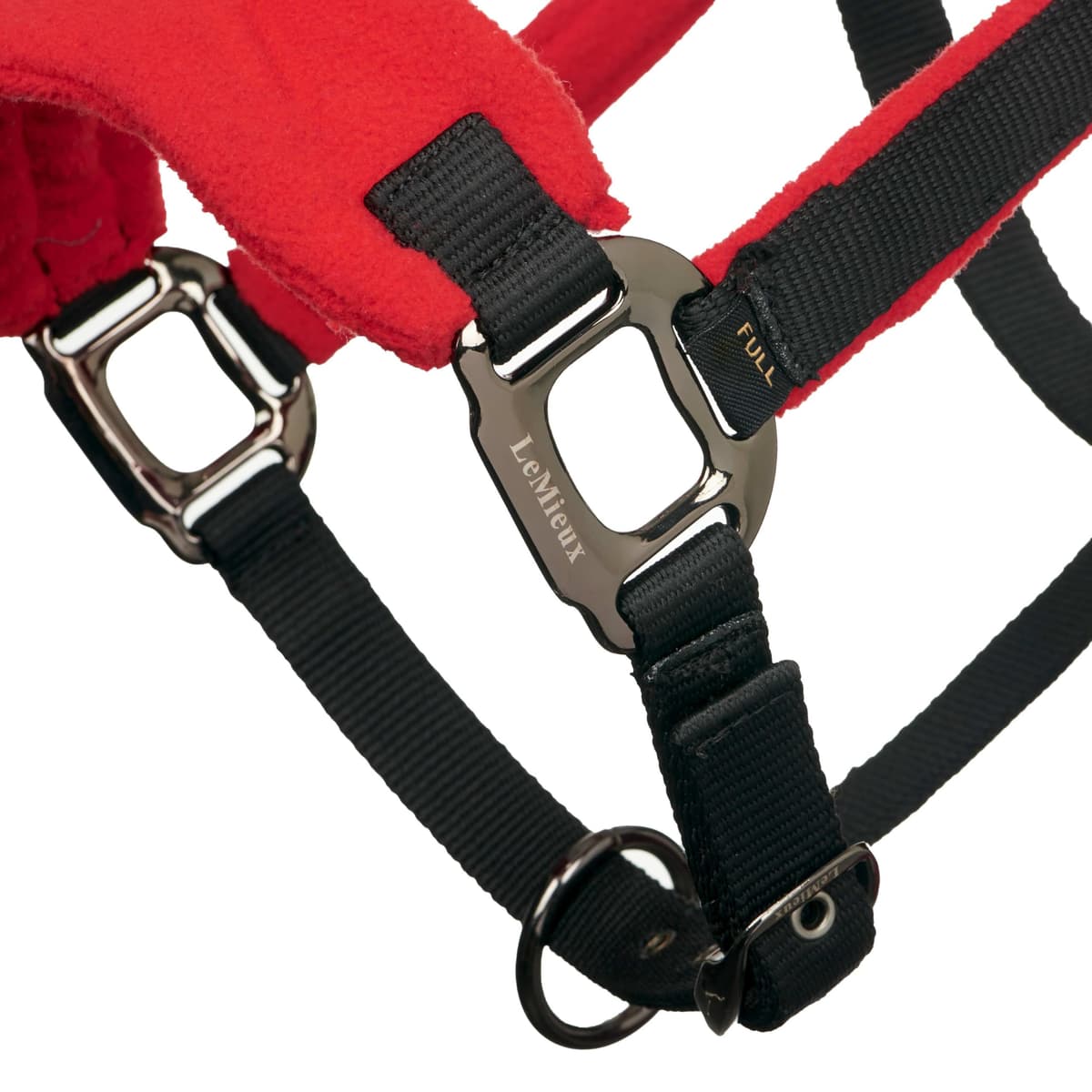 LeMieux Vogue Fleece Headcollar with Lead Rope - Extra Padding, Adjustable at Curb and Poll Strap — view 4
