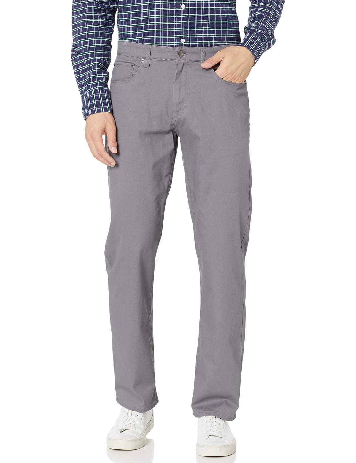 Amazon Essentials Men's Athletic-Fit 5-Pocket Stretch Twill Trouser (Available in Big & Tall) — view 23