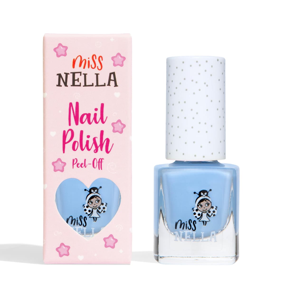Miss Nella BLUEBERRY SMOOTHIE- Esmalte de uñas especial morada con brillantina para niños, con fórmula despegable, a base de agua y sin olor — view 20