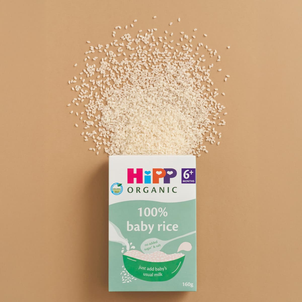 HiPP Organic 100% Baby Rice 6+ Months 160g (Pack of 4) — view 4
