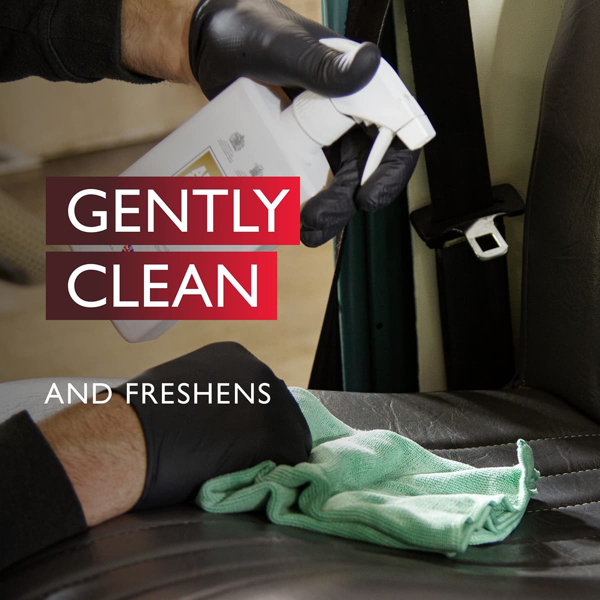 Autoglym Leather Cleaner, 500ml - Car Leather Cleaner Deep Cleans and Freshens Automotive Leather Upholstery — view 4