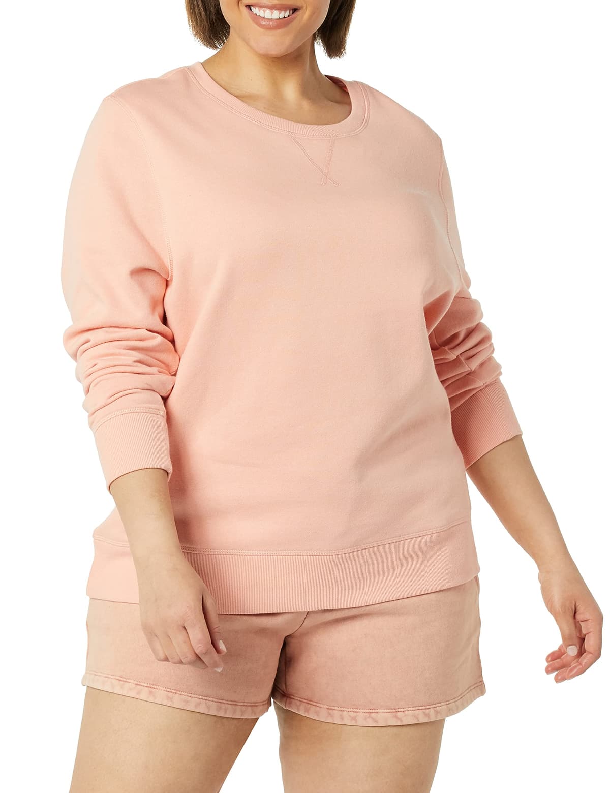 Amazon Essentials Mujer Sudadera con Cuello Redondo de Forro Polar (Disponible en Tallas Grandes) — view 183