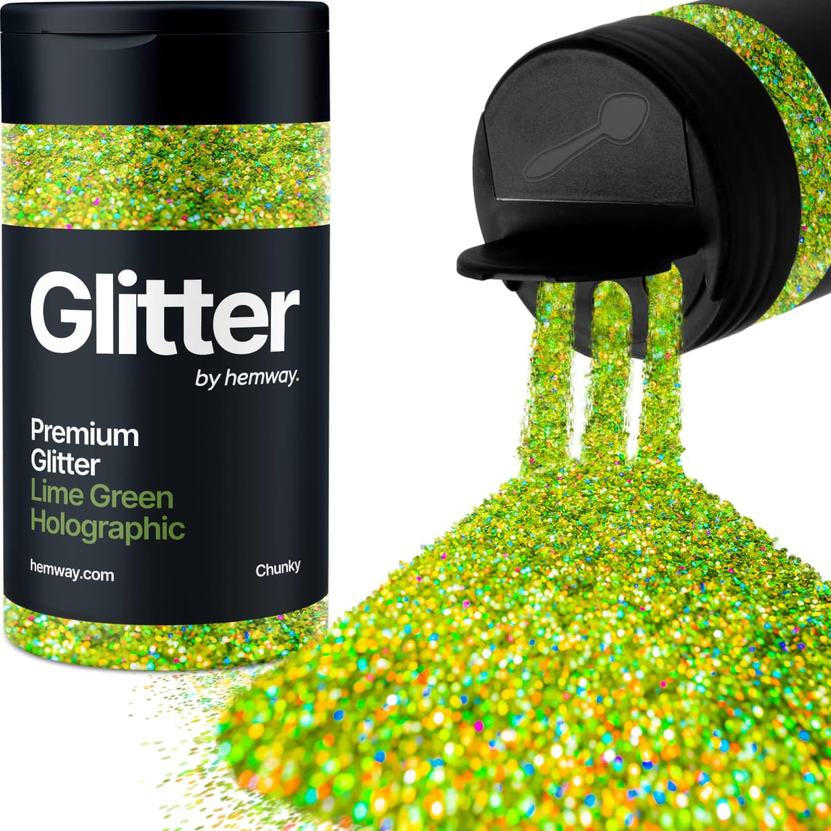 Light Rose Gold Glitter Shaker, 130g Ultrafine Glitter, Crafts 1/128" Metallic Flake Light Rose Gold Sequins, Resin & Epoxy Crafts, Decorating, Halloween, Christmas Nail, Face, Hemway — view 302