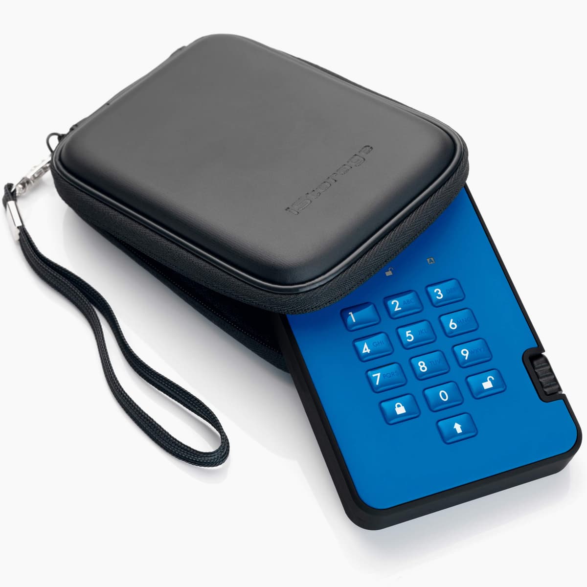 iStorage diskAshur2 SSD 256GB Red - Secure portable solid state drive - Password protected - Dust & water resistant - Hardware Encryption — view 20