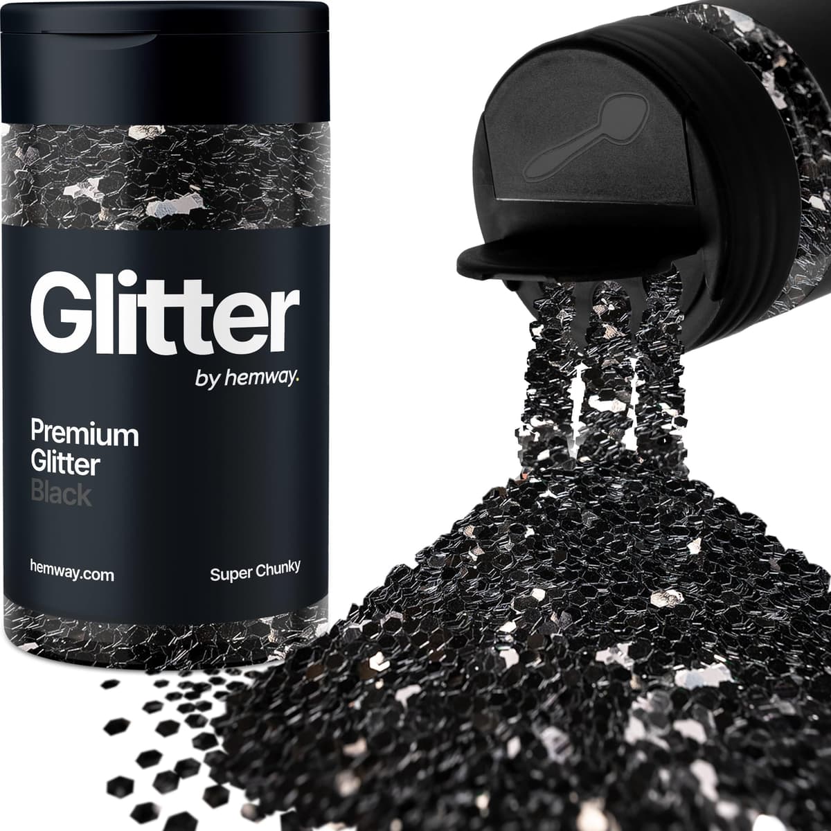 Light Rose Gold Glitter Shaker, 130g Ultrafine Glitter, Crafts 1/128" Metallic Flake Light Rose Gold Sequins, Resin & Epoxy Crafts, Decorating, Halloween, Christmas Nail, Face, Hemway — view 156