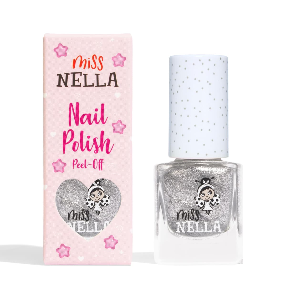 Miss Nella BLUEBERRY SMOOTHIE- Esmalte de uñas especial morada con brillantina para niños, con fórmula despegable, a base de agua y sin olor — view 32