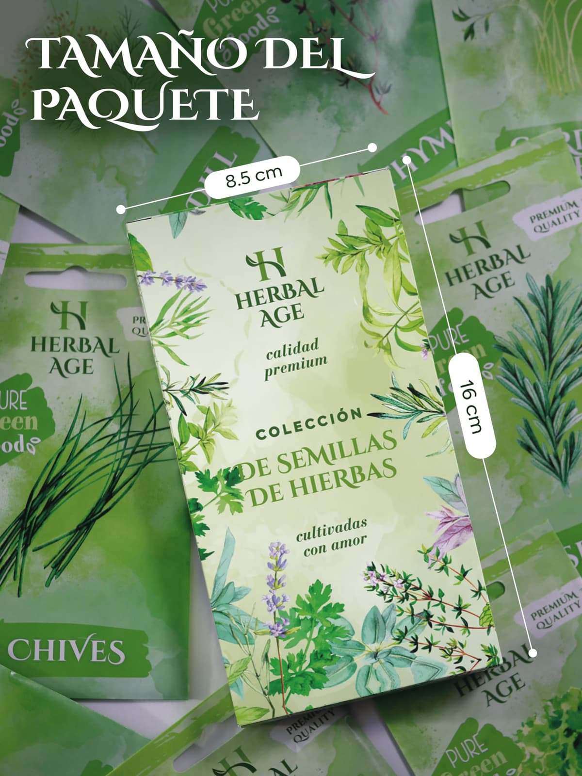 12 Variedades De Kit Plantas Aromáticas – 8700 Semillas Urbano Para Cultivar De Hierbas Frescas En Casa Interior, Jardin – Semillas Lechuga, Albahaca, Perejil – Regalos Originales Para Mujer y Hombre — view 4