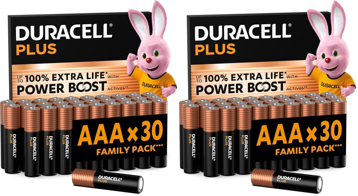 Duracell Plus 9V Batteries (4 Pack) - Alkaline - 100% Life Guaranteed - Reliability For Everyday Devices - 0% Plastic Packaging - 5-Year Storage - 6LR61 MN1604 — view 13