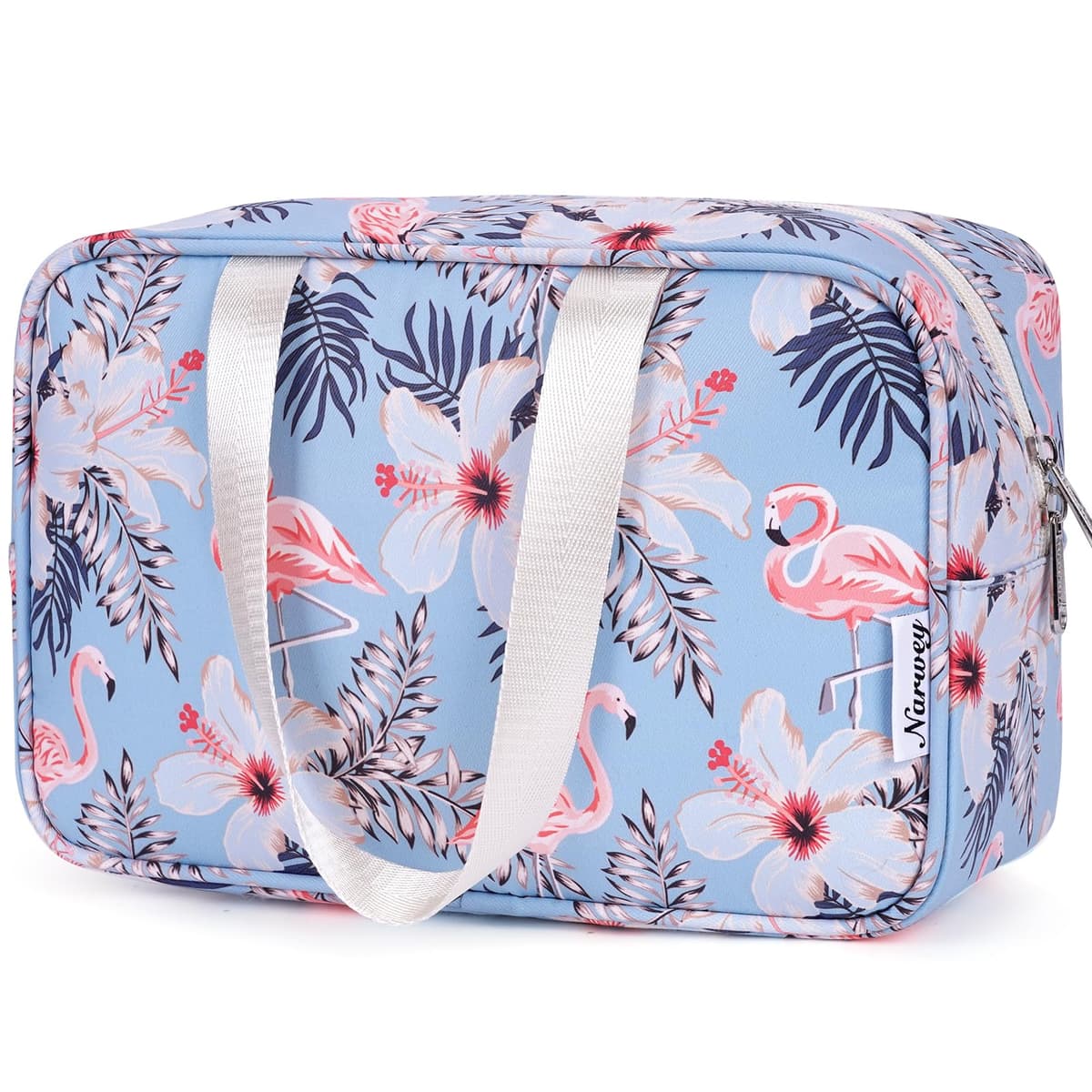 Narwey Toiletry Bag, Large Toiletry Bags for Women, Full Size Wash Bag Women, Large Makeup Bag with Handles, Portable Toiletries Bag for Travel, Make up Cosmetic Organizer for Essentials — view 9