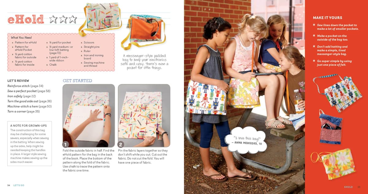 Sewing School ® 2: Lessons in Machine Sewing; 20 Projects Kids Will Love to Make — view 4