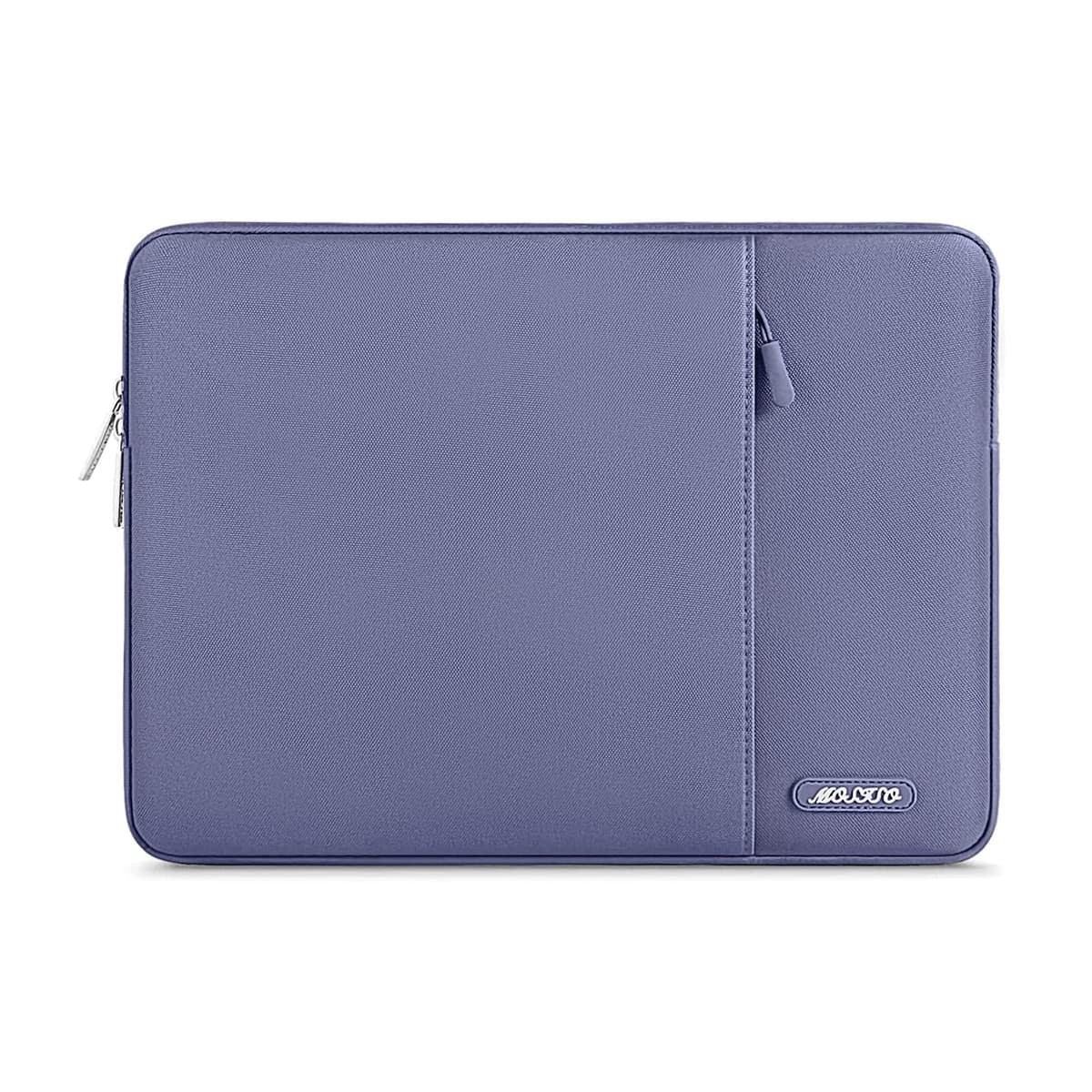 MOSISO Laptop Case 13.3 inch, 13-13.3 inch Laptop Sleeve Compatible with MacBook Air/Pro 13/Pro 14 M5 M4 M3 M2 M1, HP Dell ASUS Lenovo,Polyester Vertical Computer Sleeve Bag with Pocket, Gray — view 46