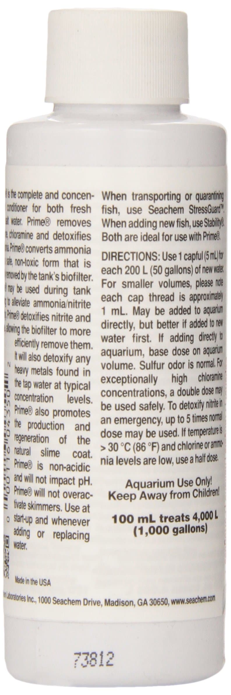 Seachem Acondicionador de Agua Prime, 100 ml — view 3