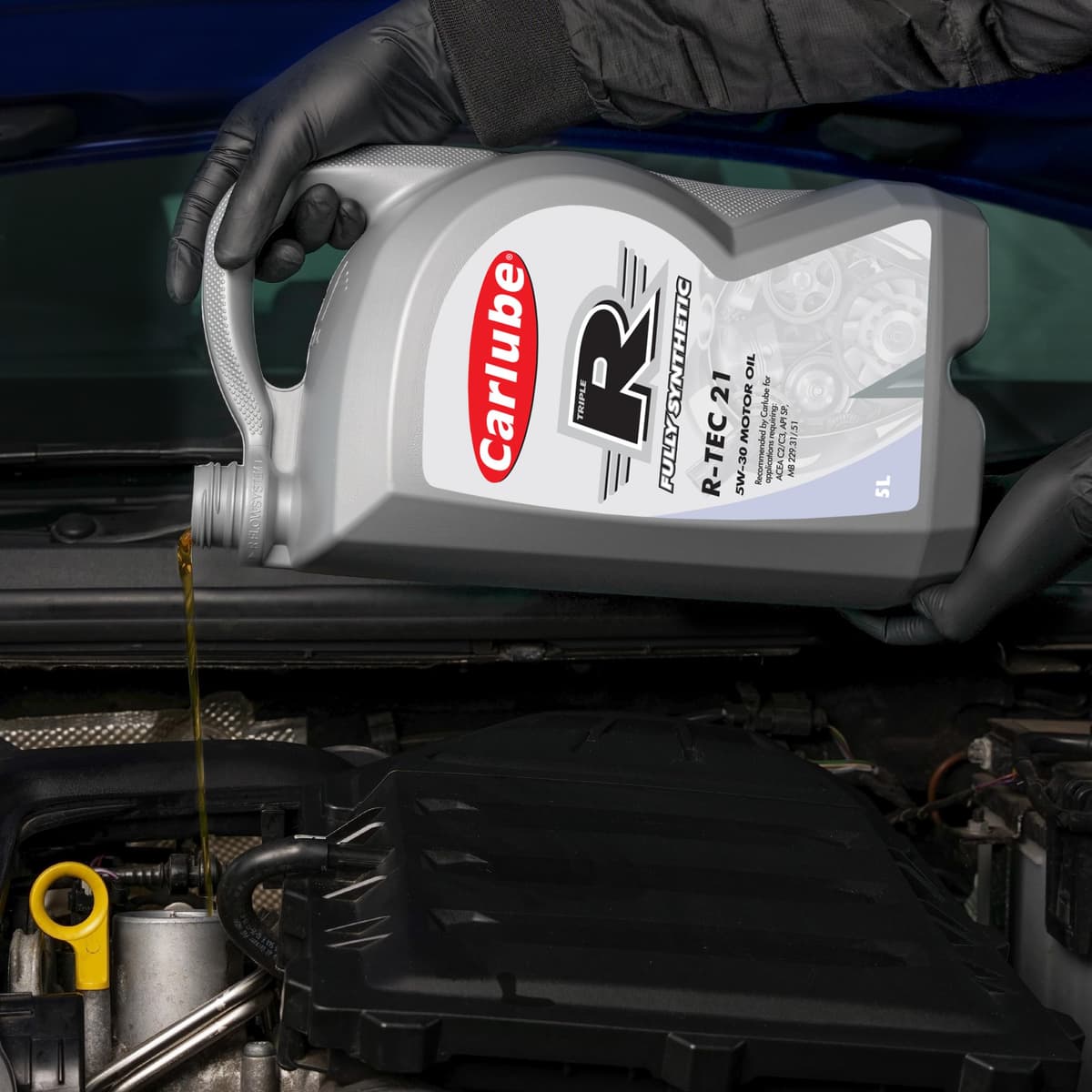 Carlube Triple R KBW005 R-TEC 21 5W-30 Aceite de motor totalmente sintético, 5 L — view 3