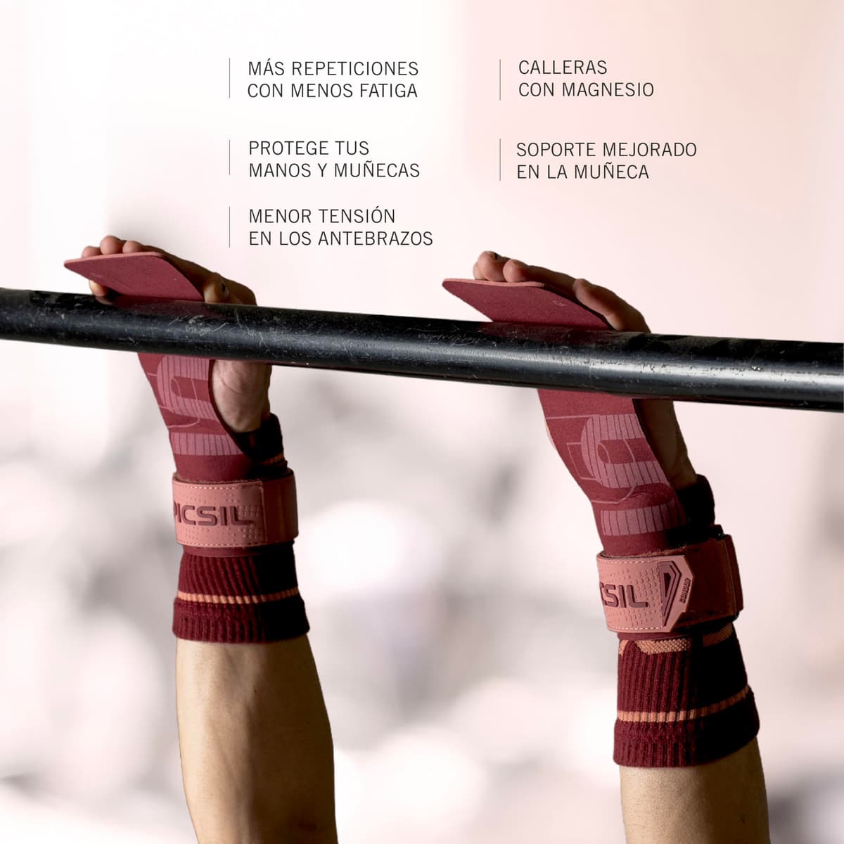 PICSIL - Calleras Condor | Uso con Magnesio | Gran Protección Comodidad y Agarre | para Cross Training Calistenia y Gimnasio | para Todos los Atletas y Niveles — view 3