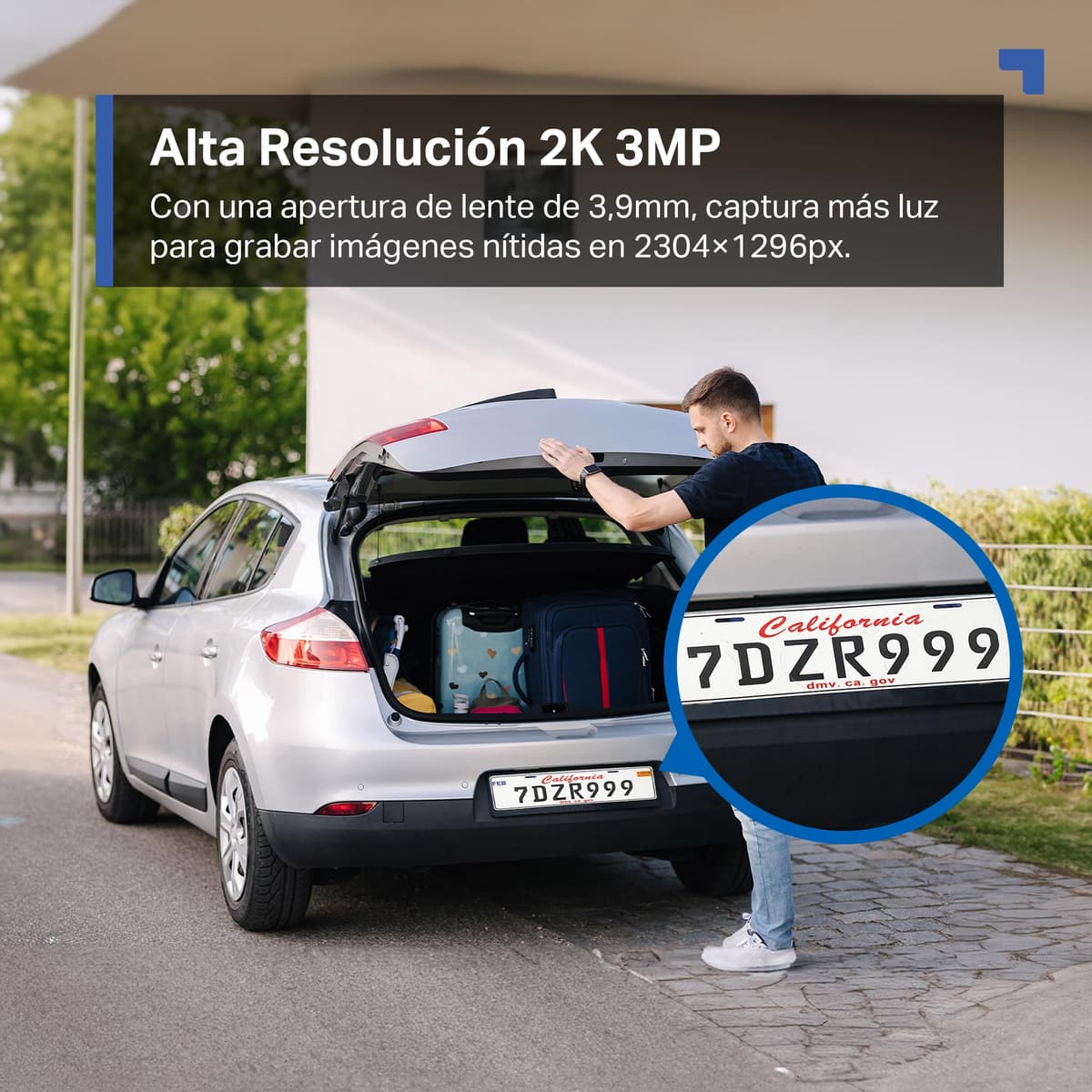 Tapo C51A - Cámara de vigilancia Wi-Fi para Exteriores 360°, visión Nocturna a Todo Color 2k (3 MP), detección Personas con IA Seguimiento Movimiento Inteligente IP65 — view 4