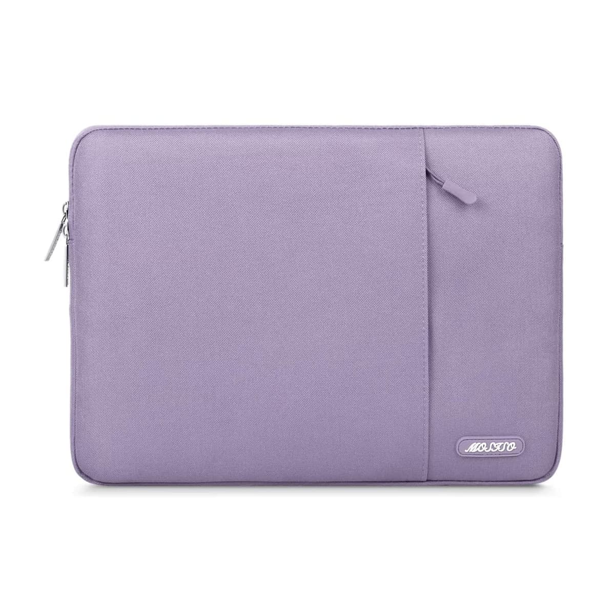 MOSISO Laptop Case 13.3 inch, 13-13.3 inch Laptop Sleeve Compatible with MacBook Air/Pro 13/Pro 14 M5 M4 M3 M2 M1, HP Dell ASUS Lenovo,Polyester Vertical Computer Sleeve Bag with Pocket, Gray — view 51