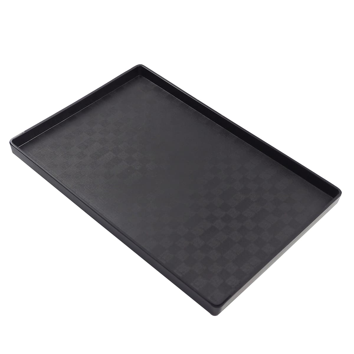 Reptile Food Bowl OMEM Large Water Dish,Feeding Dish, Tortoise Bowl (XL, Black lattice)