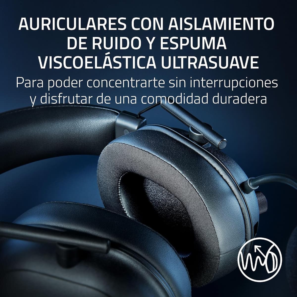 Razer BlackShark V2 HyperSpeed para PC - Auriculares para esports inalámbricos y ligeros (280 g, Micrófono HyperClear, Diafra — view 5