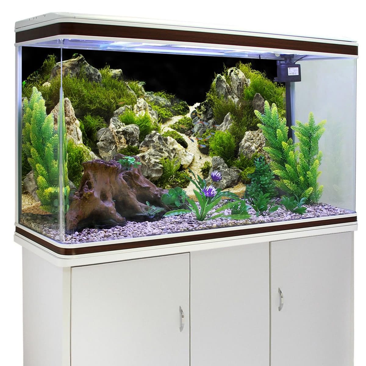 120x50cm Aquarium Background Rock 3D Rock Stones Grass Terrarium Background Decoration Reptile Tank Backgrounds — view 3