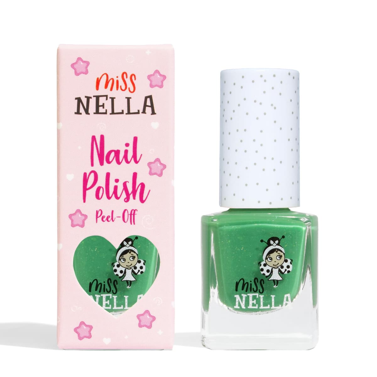 Miss Nella BLUEBERRY SMOOTHIE- Esmalte de uñas especial morada con brillantina para niños, con fórmula despegable, a base de agua y sin olor — view 12
