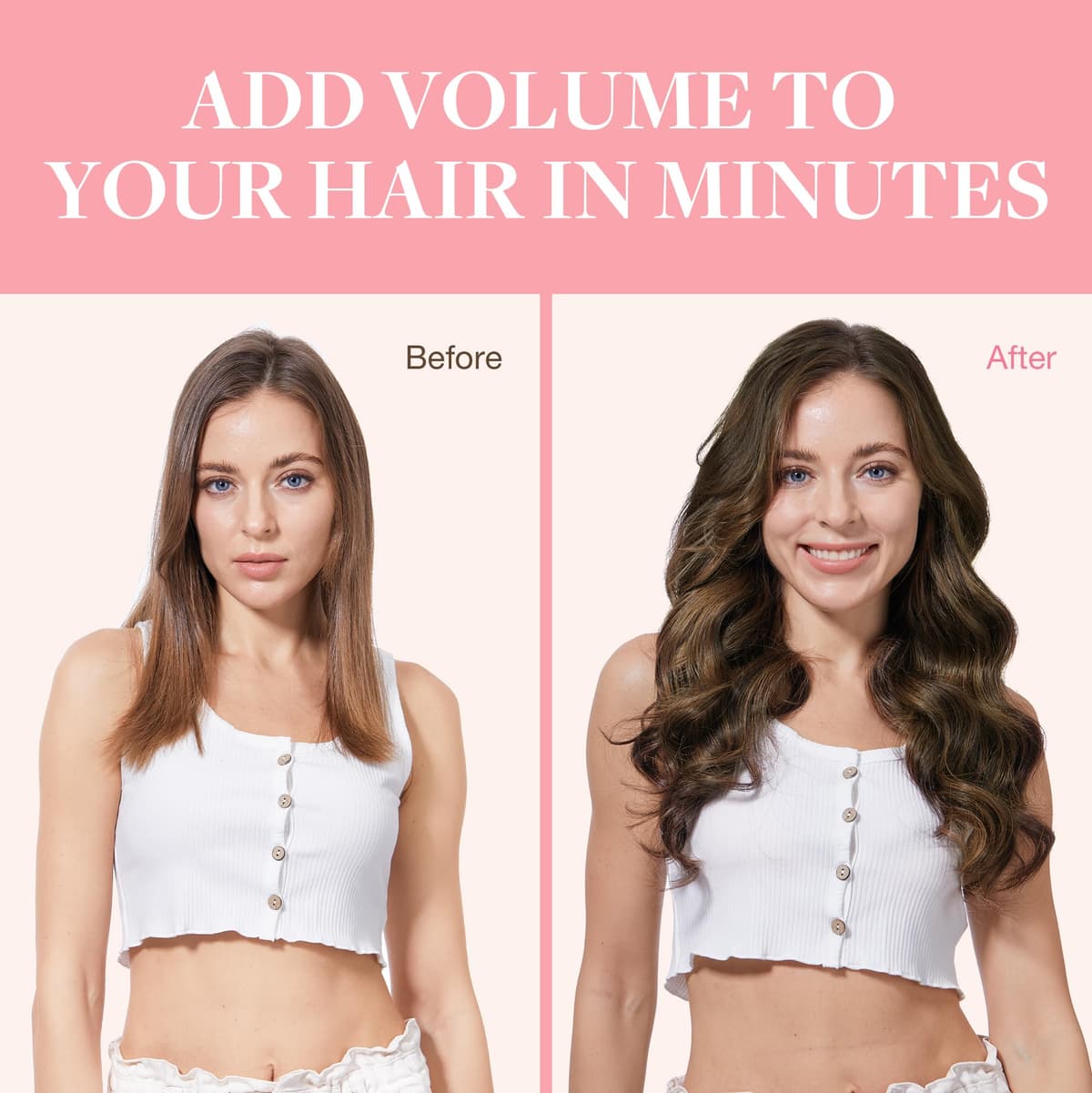 GOO GOO Clip in Hair Extensions Human Hair, 18inch 150g 9Pcs, #2 Dark Brown, Hair extensions for women, Human Hair Extensions Clip in — view 174