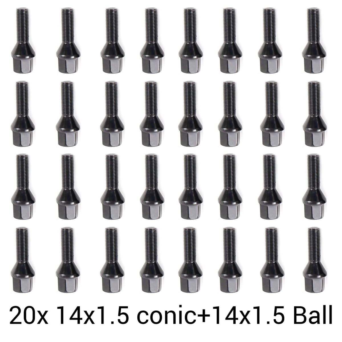OMP Speed Juego de 2 Separadores Doble Centrado Grosor: 20mm PCD: 5x100 CB: 57.1 OD: 139 Tornillo x20 M14x1.5 Conico + 14x1.5 Esferico Negro Aluminio - OMPS08412001 — view 4