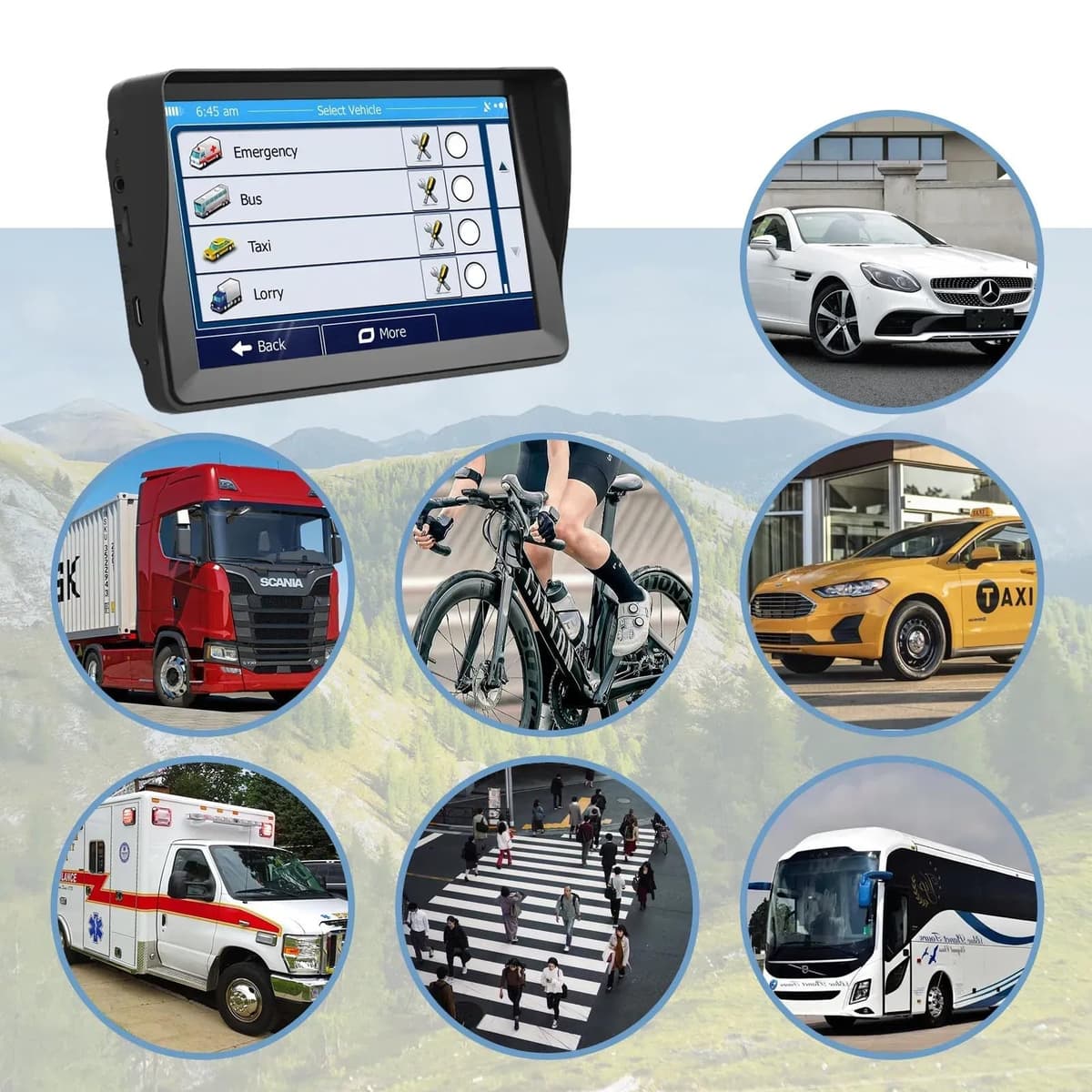 Vassco Sat Nav(9-Inch) — view 3