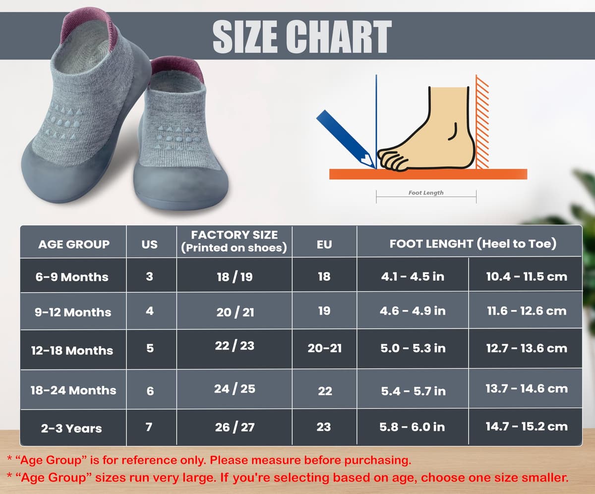 Dookeh Baby Shoes Boys Girls First Walking Shoes Non Slip Soft Sole Sneakers Toddler Infant Babygirl Sock Shoes — view 6