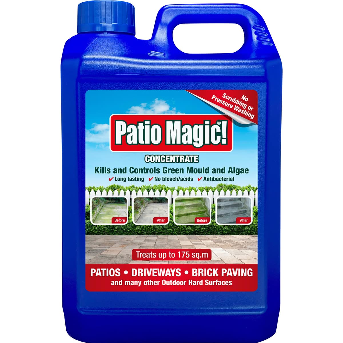 Patio Magic! Battery Power Sprayer: Ideal for Patios, Paths and Driveways (Kills Algae and Lichens), 5 Litres (Package may vary) — view 8