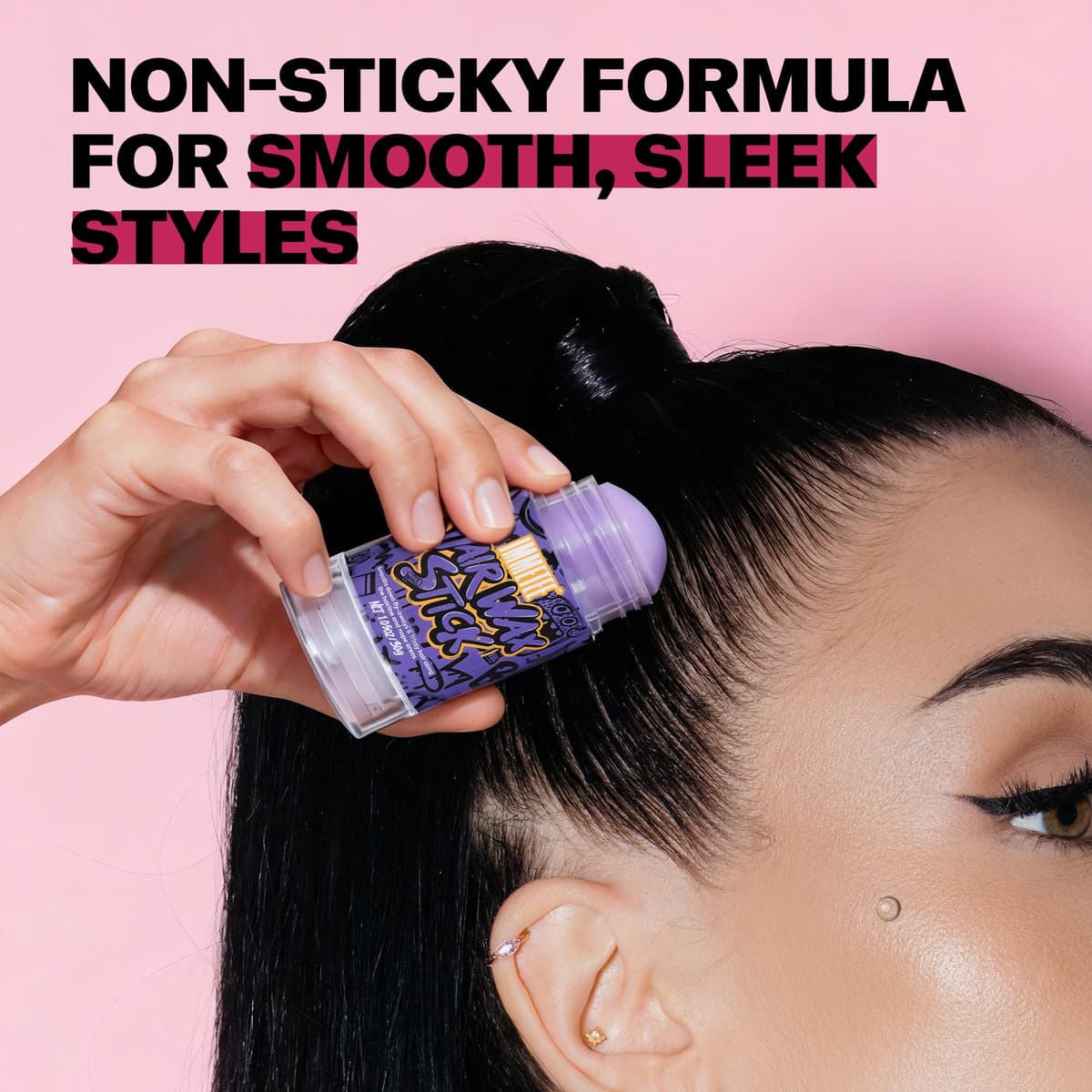 immetee Barra de Cera para el Cabello Mujer - Control Antifrizz y Mechas Sueltas - No Grasa, Sin Residuos, Fijador para Peinados, Pelucas y Control de Contorno, 1.05oz/30g (Arándanos) — view 10
