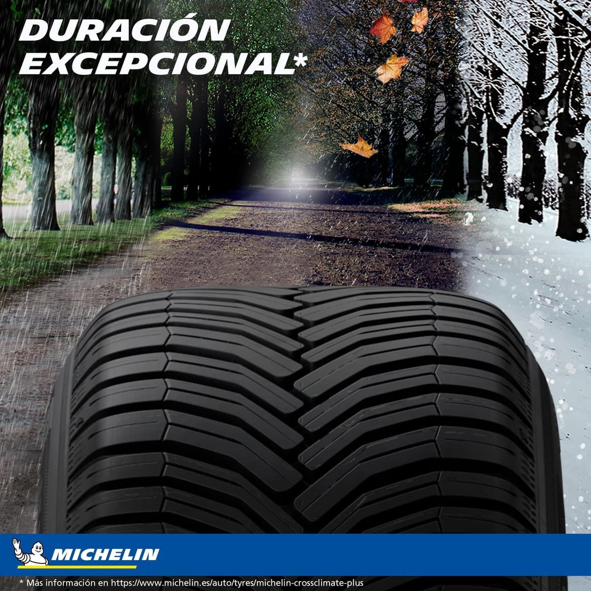 Neumático All Season Michelin CrossClimate+ 185/65 R14 90H XL — view 6