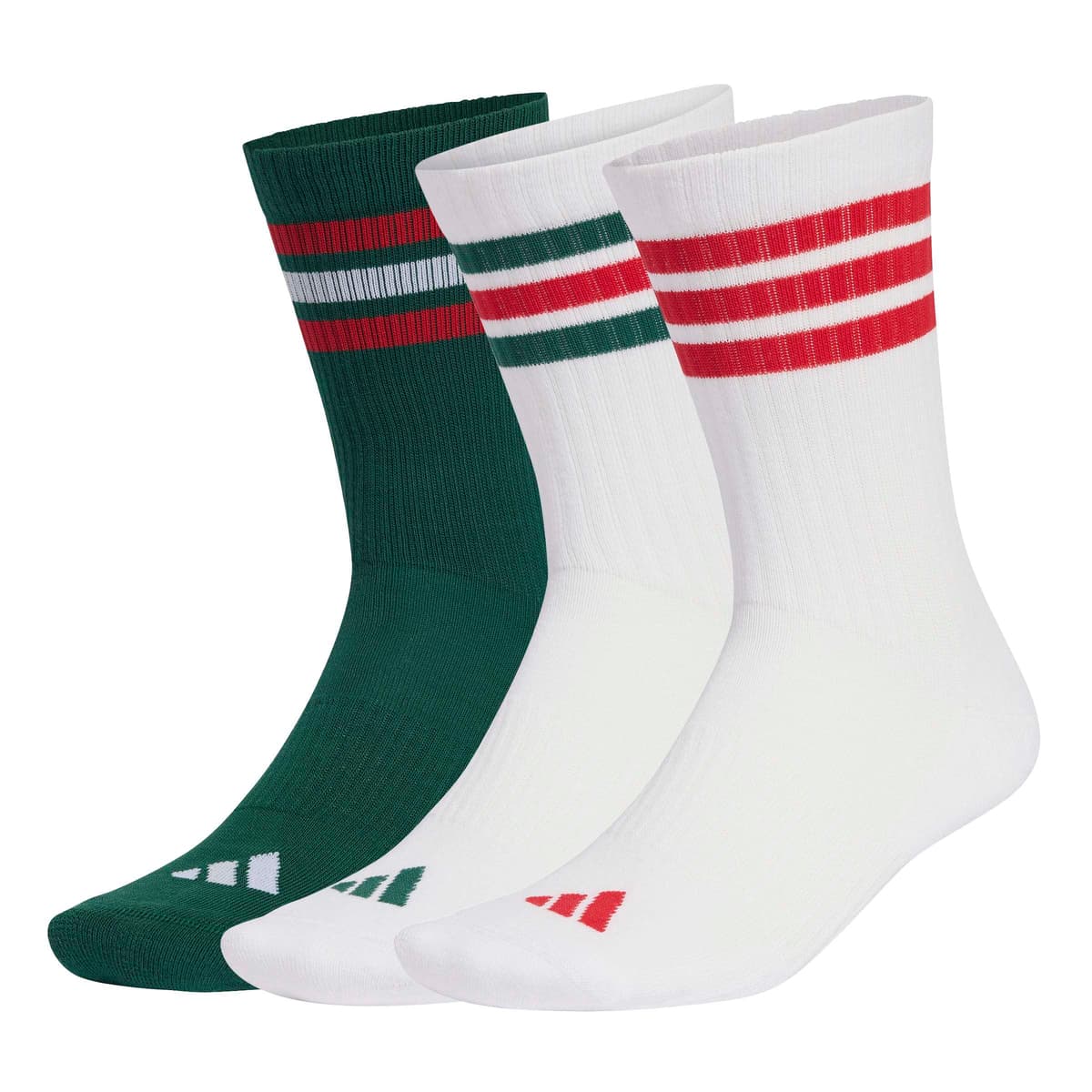 adidas 3-Stripes Cushioned Crew Socks 3 Pair Pack — view 9