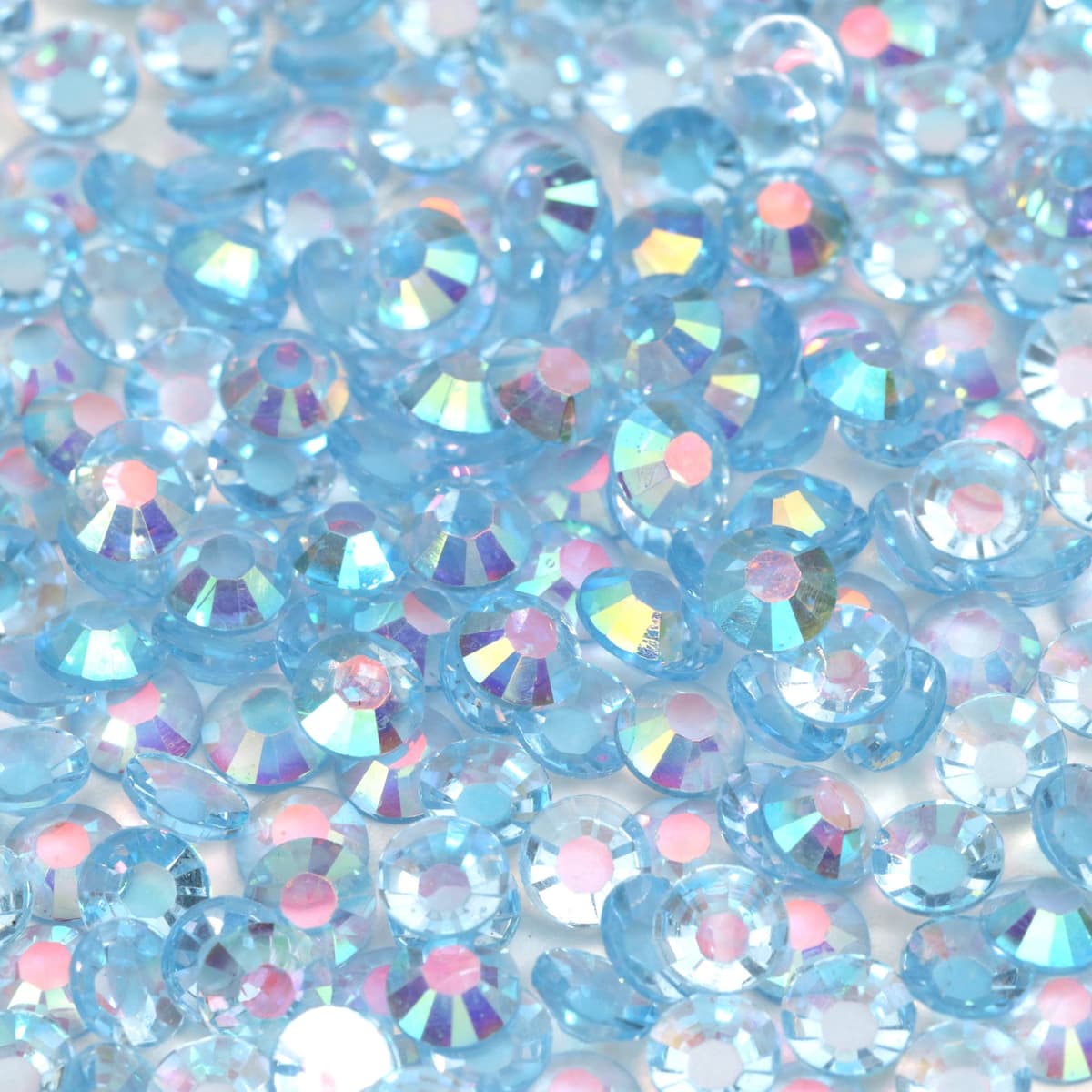 1000pcs 4mm Flat Back Non-Stick Rhinestone Crystal Diamantes Nail Art & Craft Scrapbooking Embellishments 90 Available Colours (4mm, AB Clear #A13) — view 12