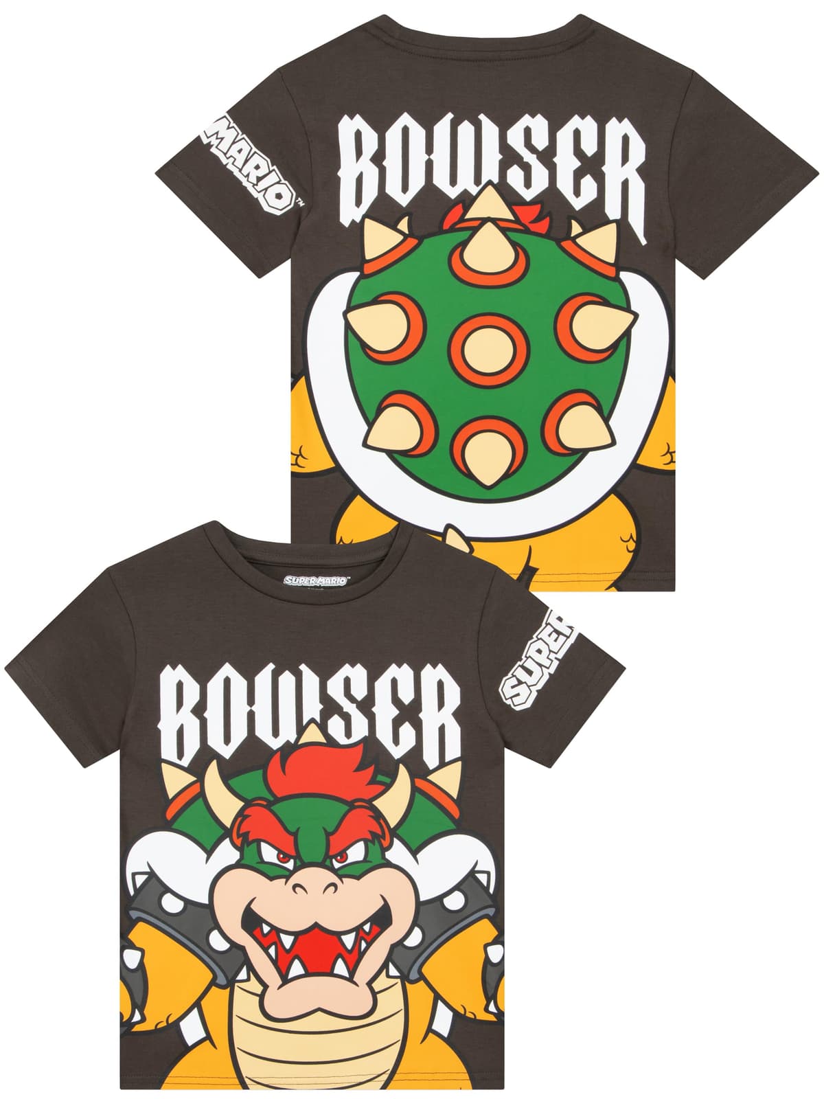 Super Mario Camiseta Niño, Camisetas Niño De Bowser, Camiseta Niños Manga Corta para Gamer, Ropa De Niños De Algodón